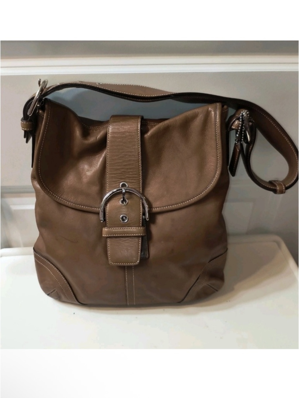 VINTAGE COACH SOHO ADJUSTABLE CROSSBODY SOFT BUTTERY LEATHER